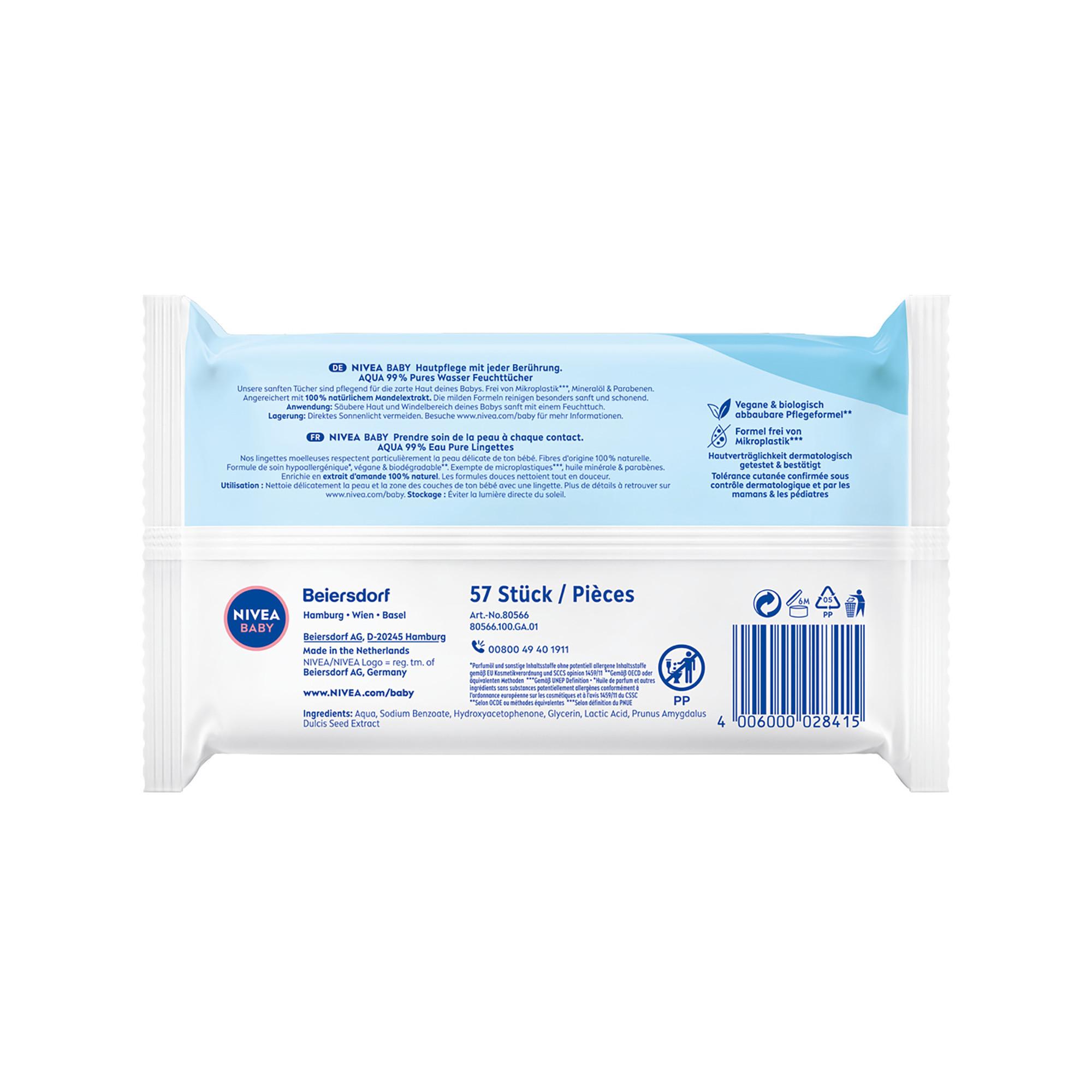 NIVEA  Baby AQUA Feuchttücher 