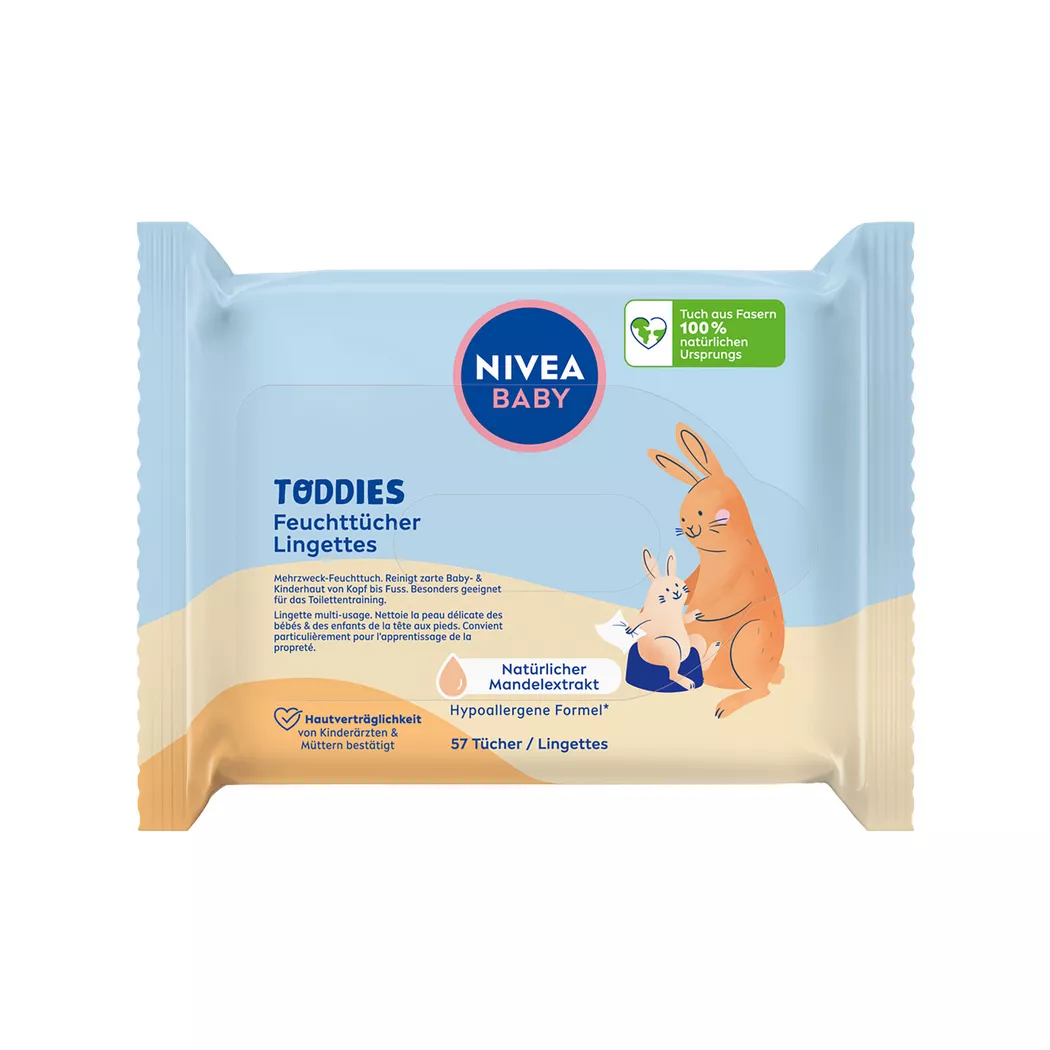 Nivea - Baby TODDIES Feuchttücher, 57 Stück