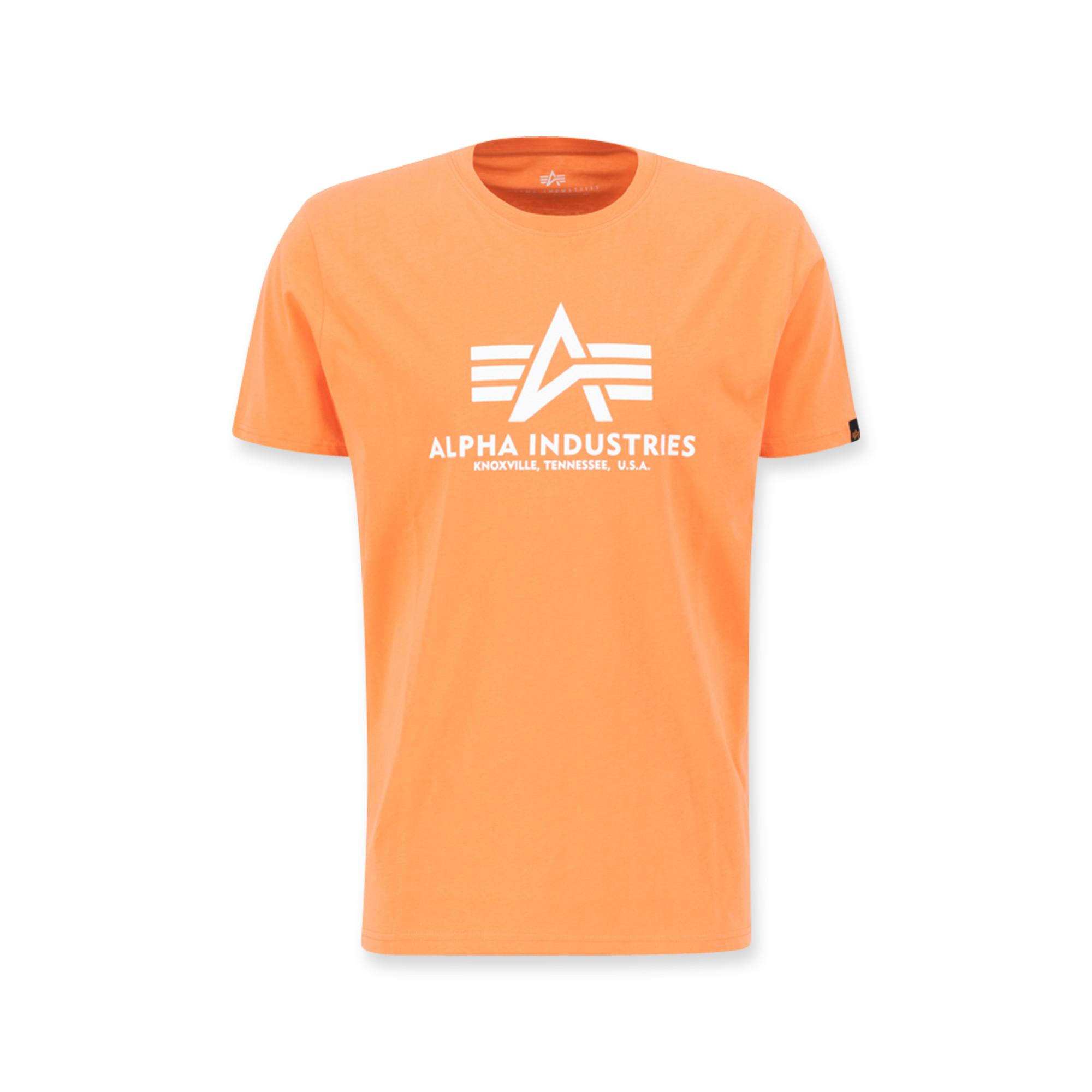 Image of T-shirt, Modern Fit, Kurzarm Herren Orange S