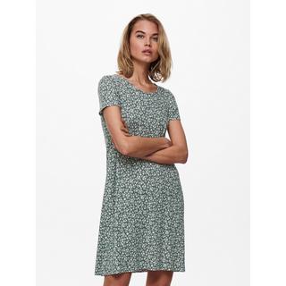 ONLY Robe à Manches Courtes Imprimé Floral  