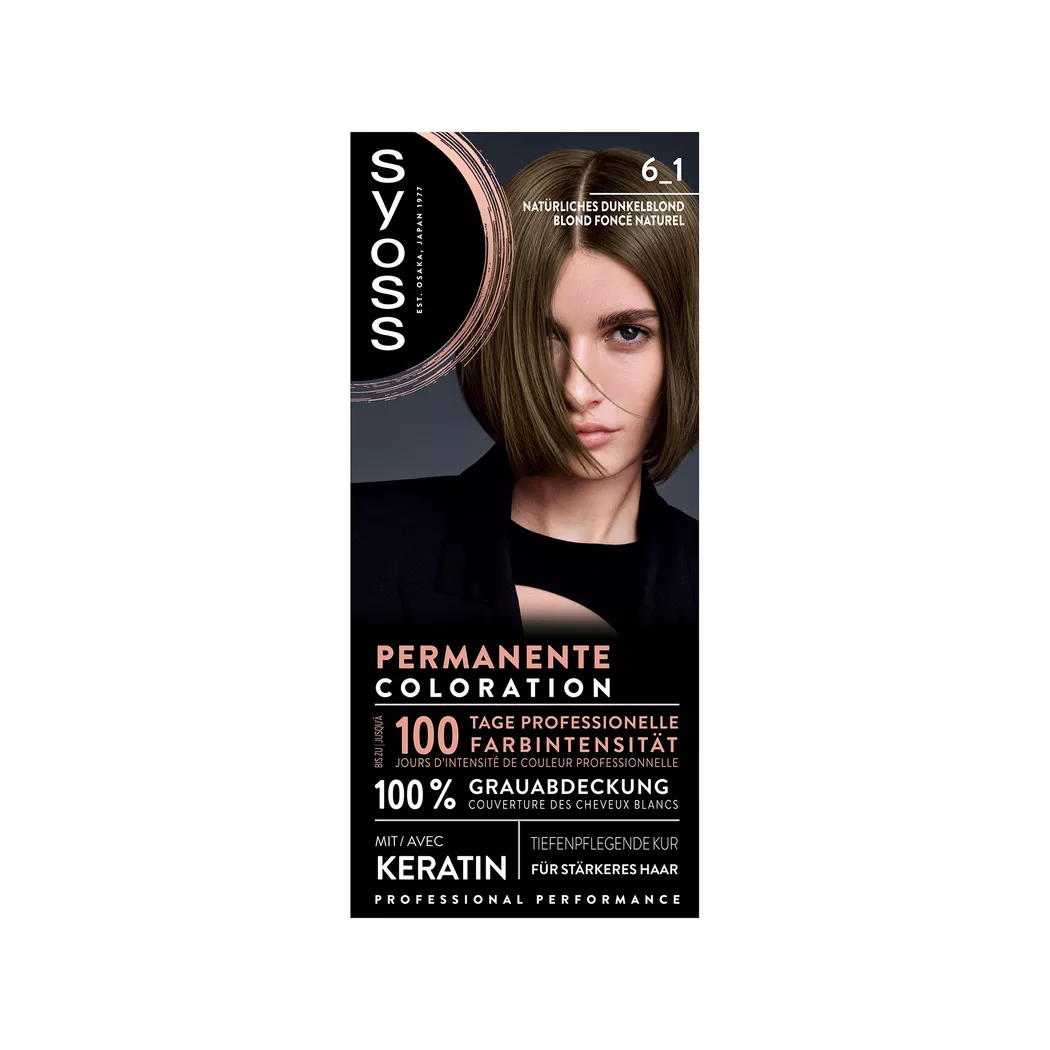 Syoss - Baseline Permanente Coloration, Mixing Color, - Natürliches Dunkelblond