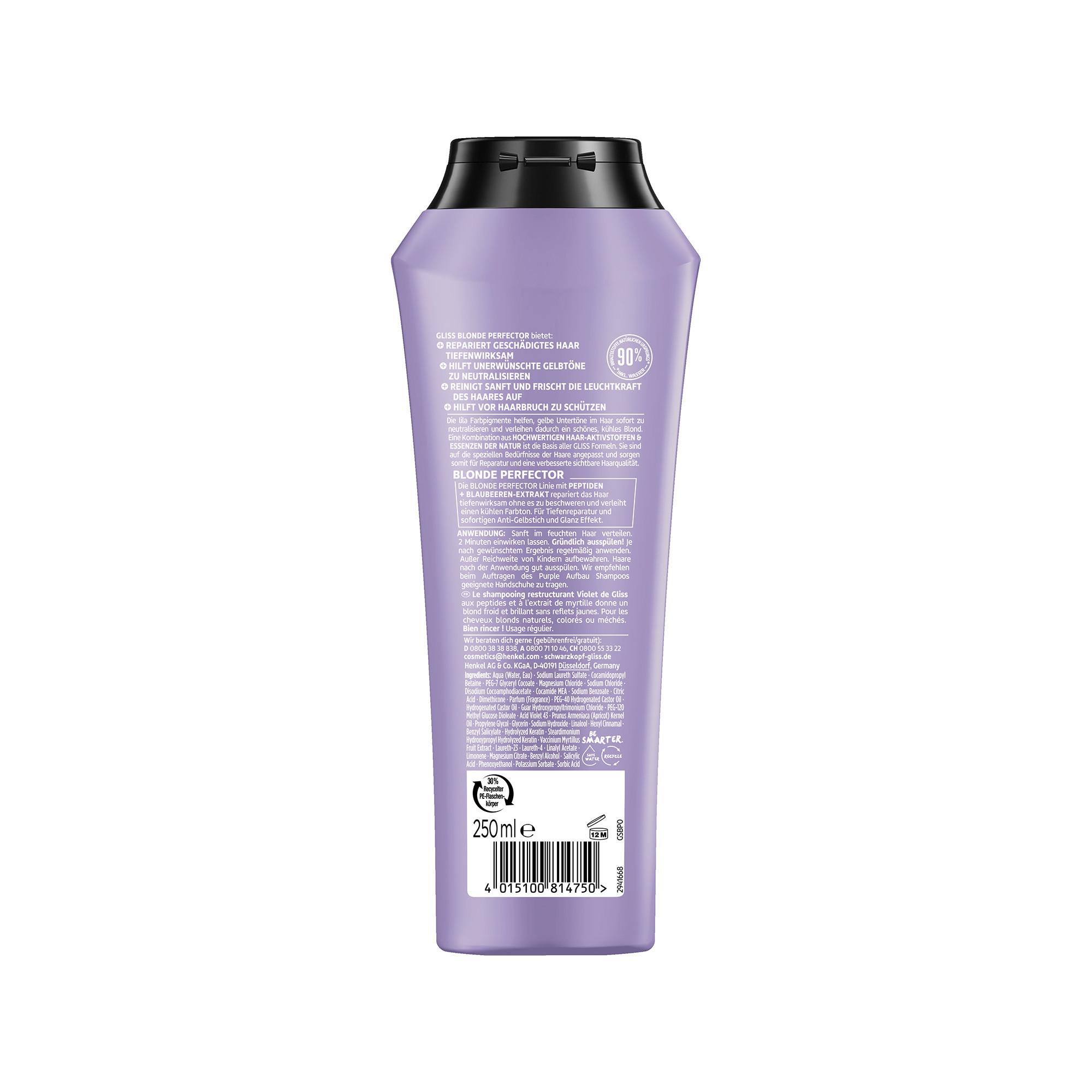 GLISS KUR  Blonde Perfector Shampooing 