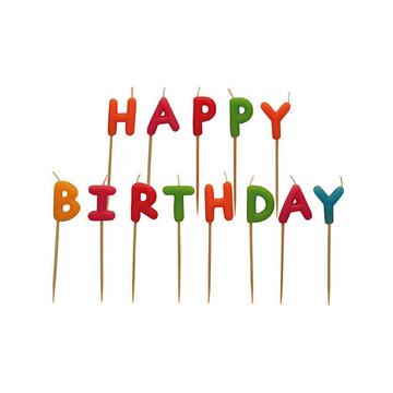 Set di candele di buon compleanno