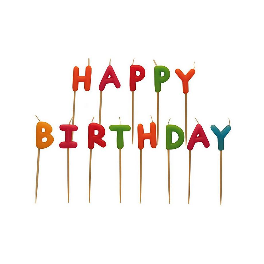 Set di candele di buon compleanno