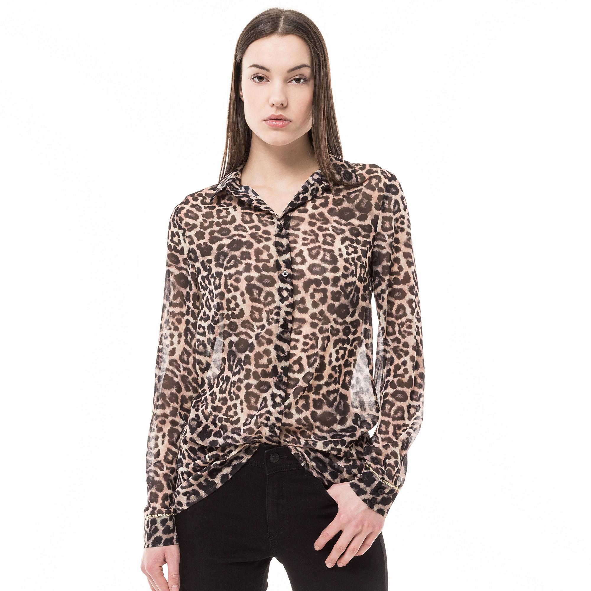 Image of Bluse, Langarm Damen Multicolor S