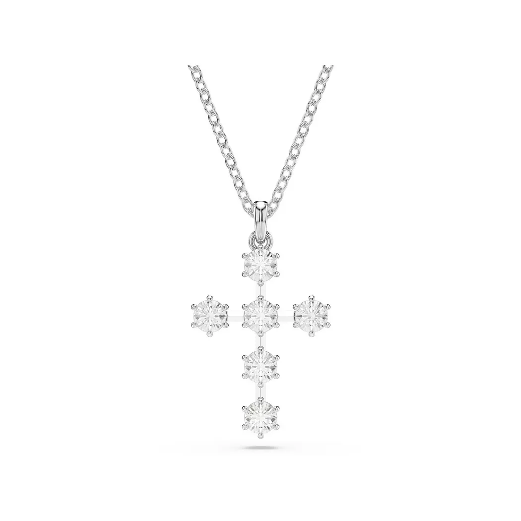 Swarovski - Halskette, Insigne, One Size, Silberfarben 3