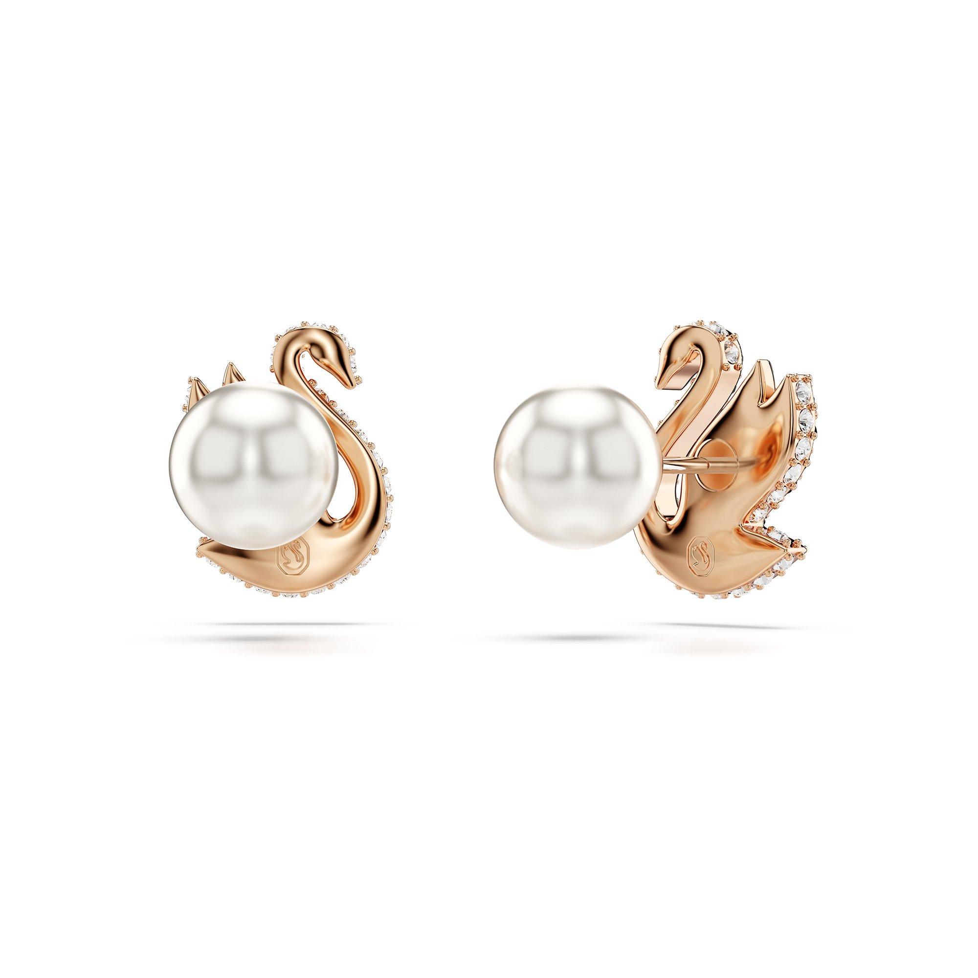 SWAROVSKI Swan Boucles d'oreilles 