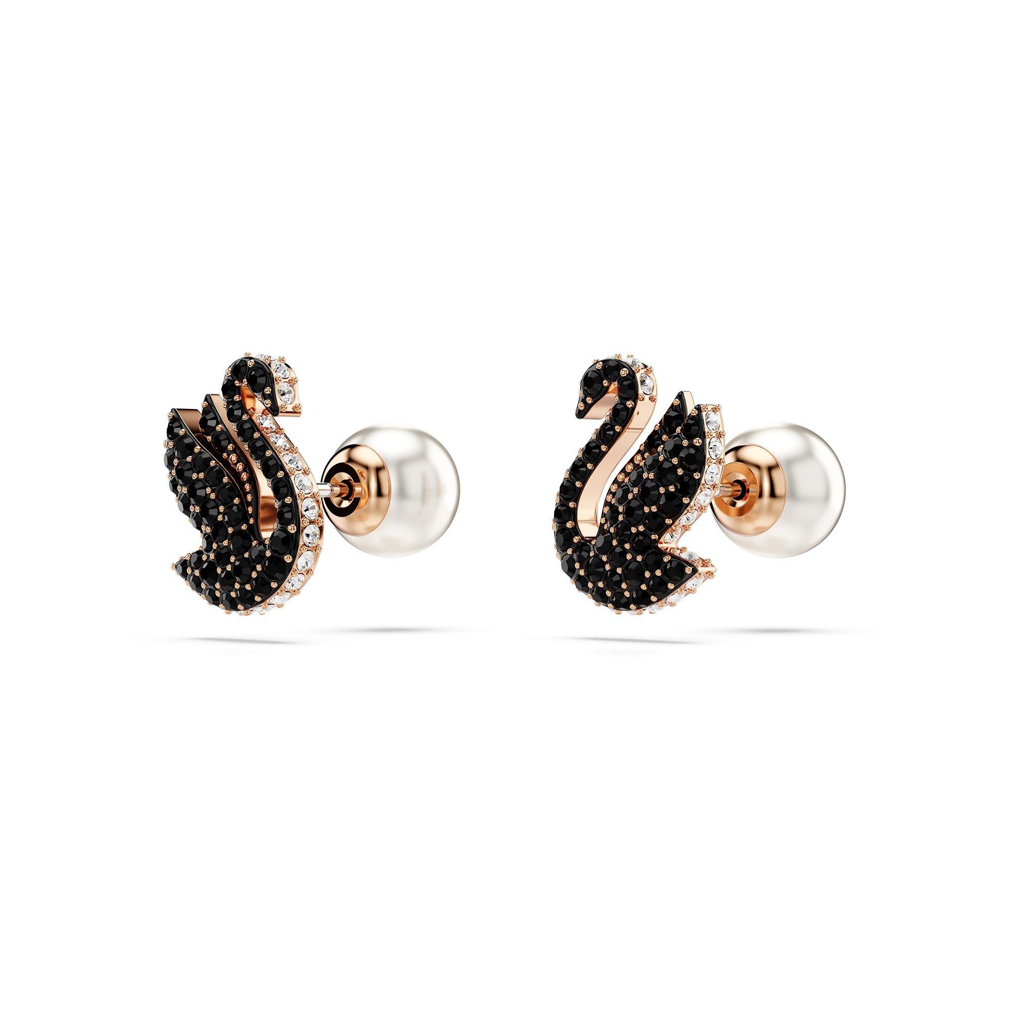 SWAROVSKI Swan Boucles d'oreilles 