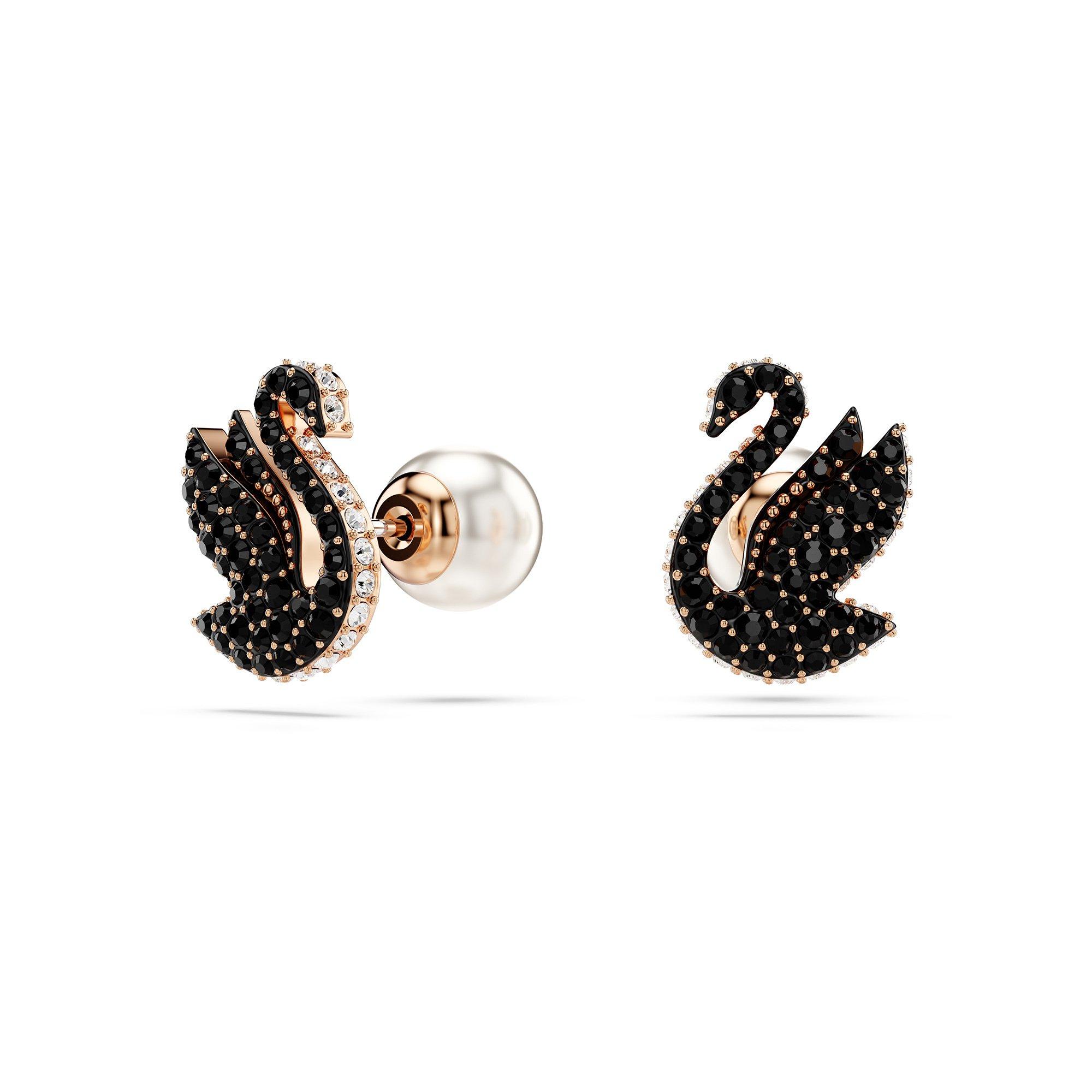 SWAROVSKI Swan Boucles d'oreilles 