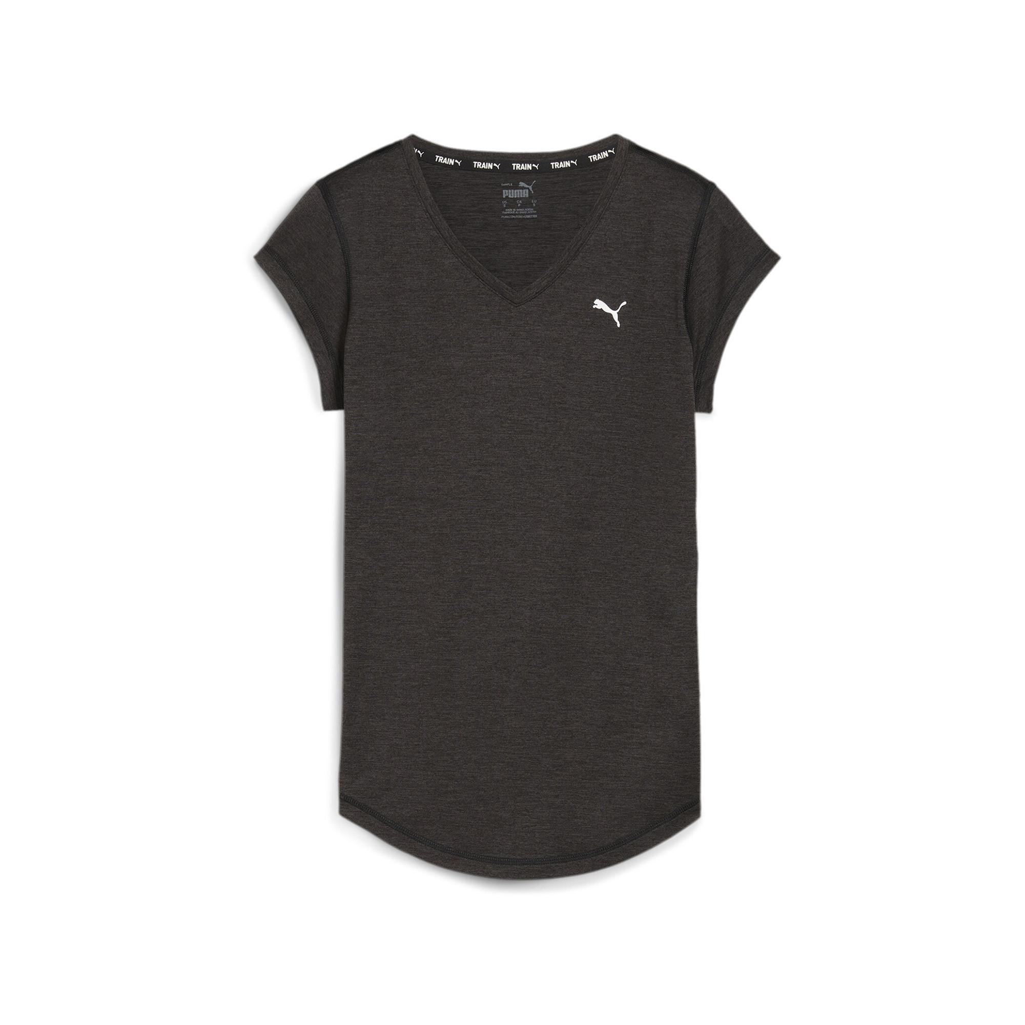 PUMA TRAIN FAV HEATHER CAT TEE Small Cat T-shirt, manches courtes 