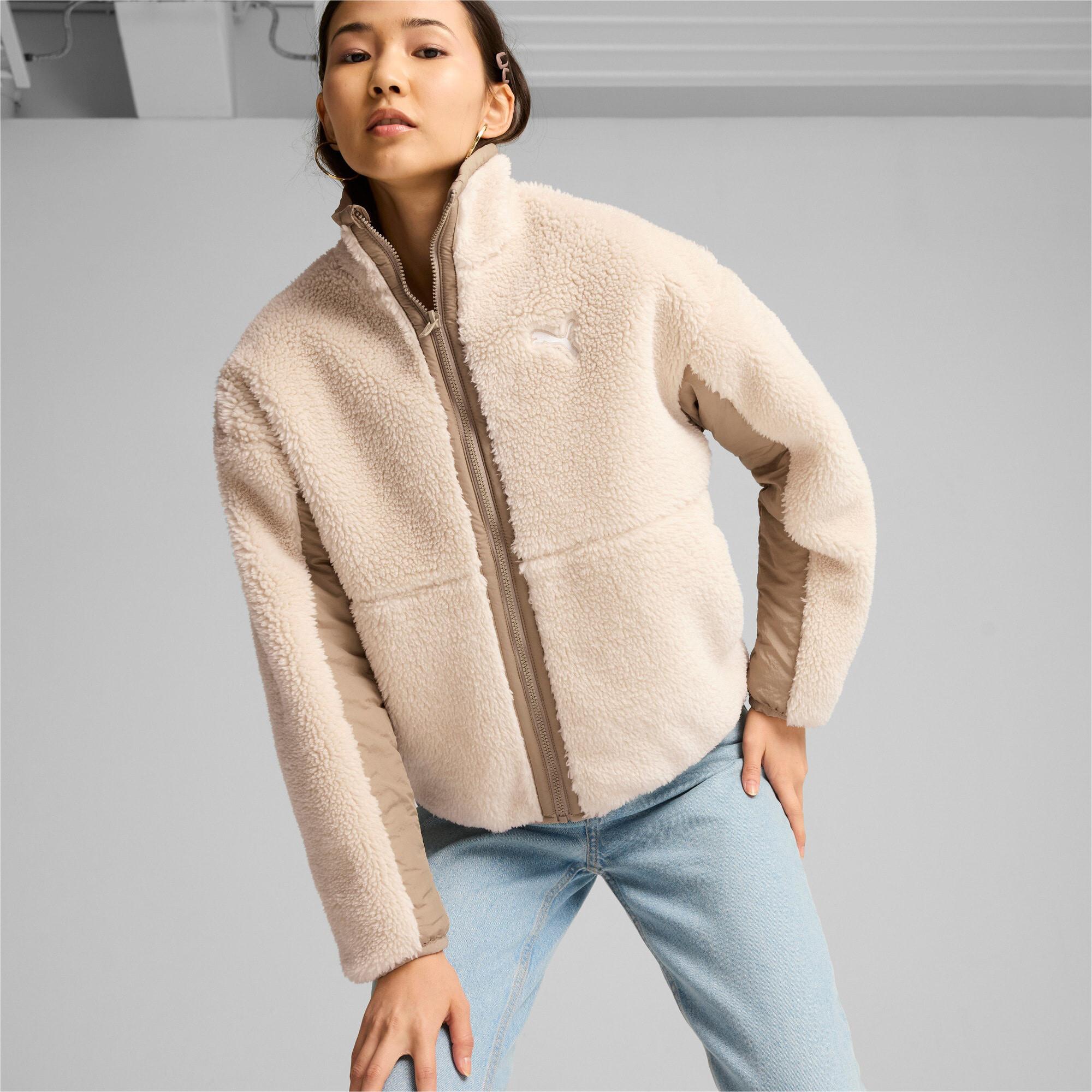 PUMA Reversible Sherpa Jacket Veste avec fermeture éclair 