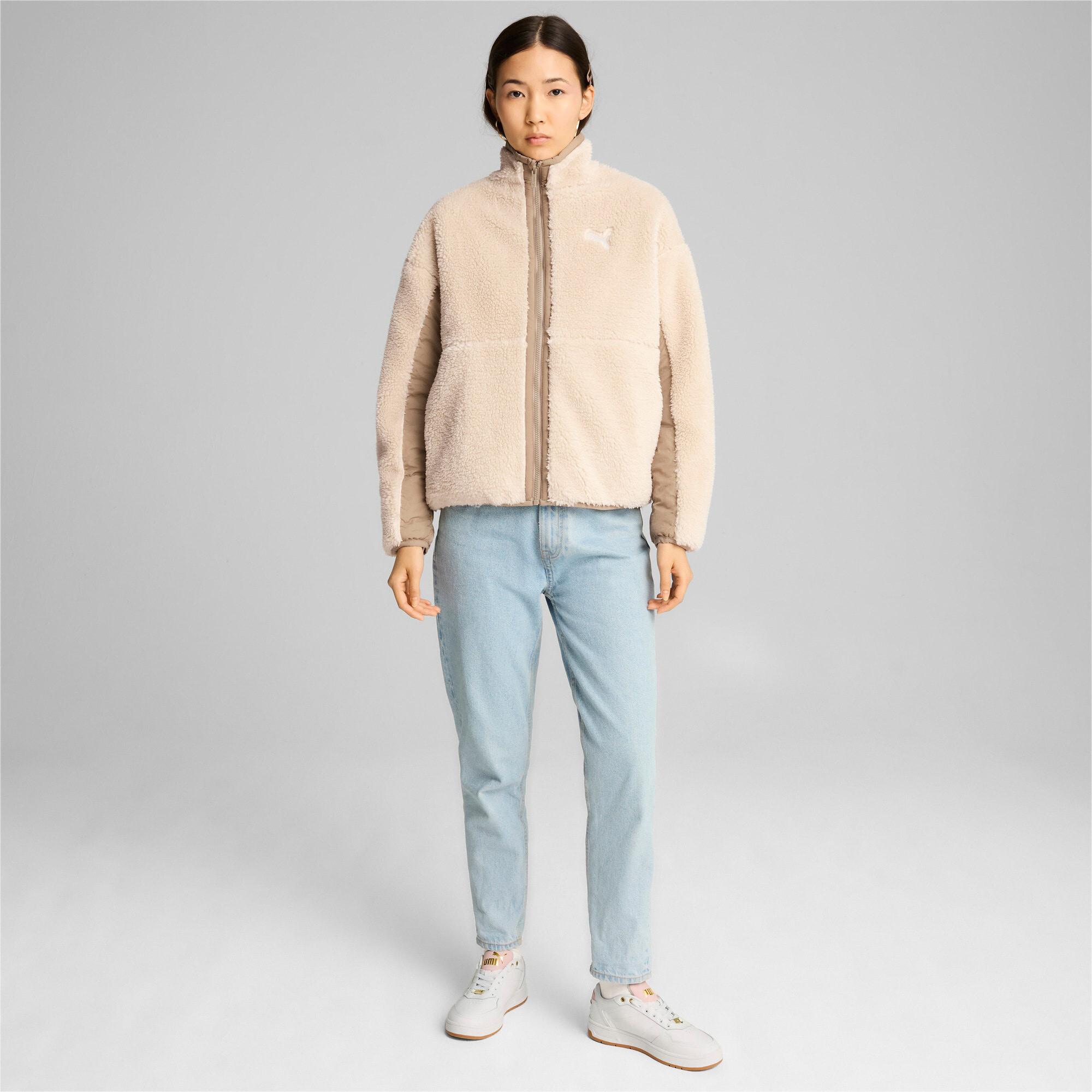 PUMA Reversible Sherpa Jacket Veste avec fermeture éclair 