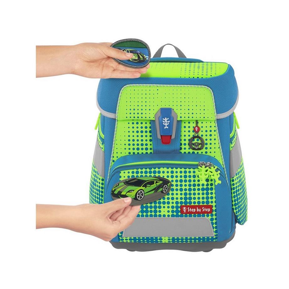 Step by Step Déco set pour sac à dos Race Car Chuck 