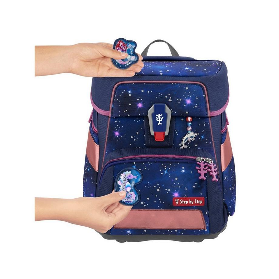Step by Step Zaino per la scuola, 5 pezzi Star Seahorse Zoe 
