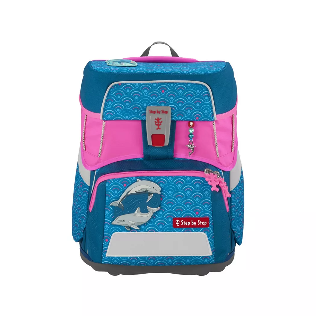 Step by Step - Fluoreszierendes Sicherheitsset für Rucksack, 18X10X4CM, Pink