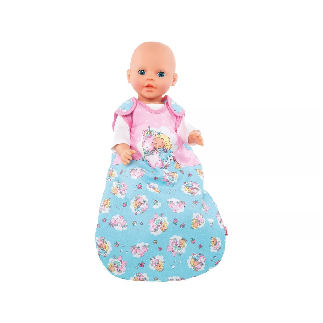 Heless - Puppen-Schlafsack Einhorn Emil & Fee Emma, Gr. 28-35 cm, 28-35cm, Multicolor