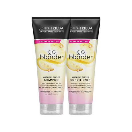 JOHN FRIEDA  Sheer Blonde Go Blonder Shampooing + Soin Démêlant Duo 