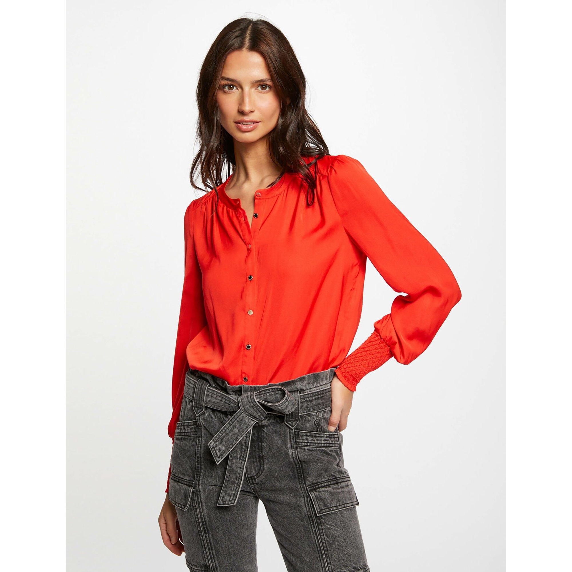 Image of Hemd, Langarm Damen Orange 40