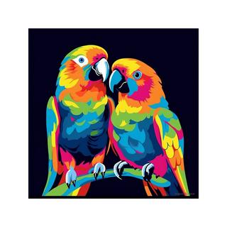 Figured'Art Mini Diamond Painting Pappagalli 