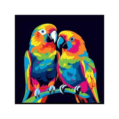 Figured'Art Mini Diamond Painting Pappagalli 
