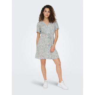 ONLY Abito Mini Floreale Maniche Corte  