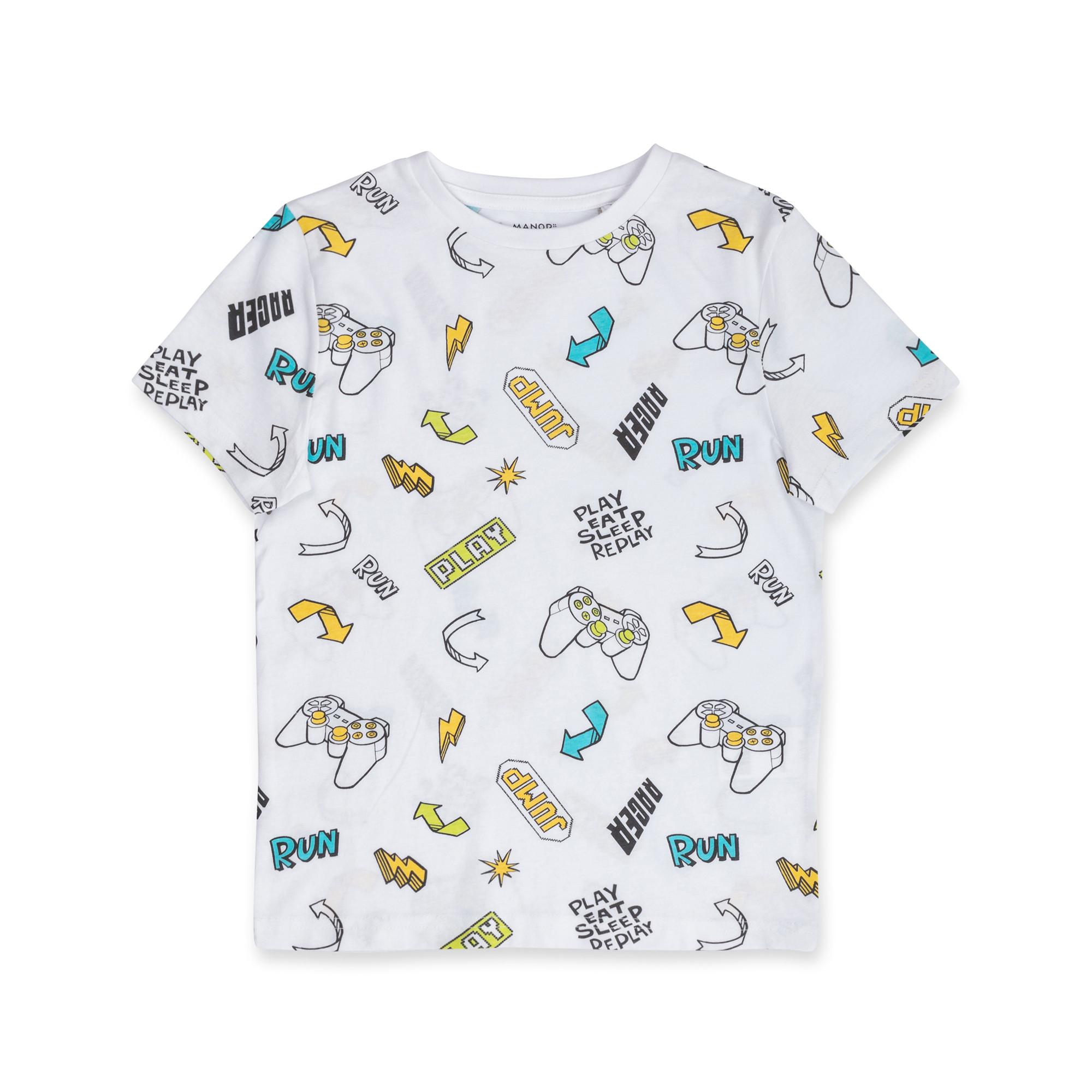 Image of T-shirt Jungen Weiss 104