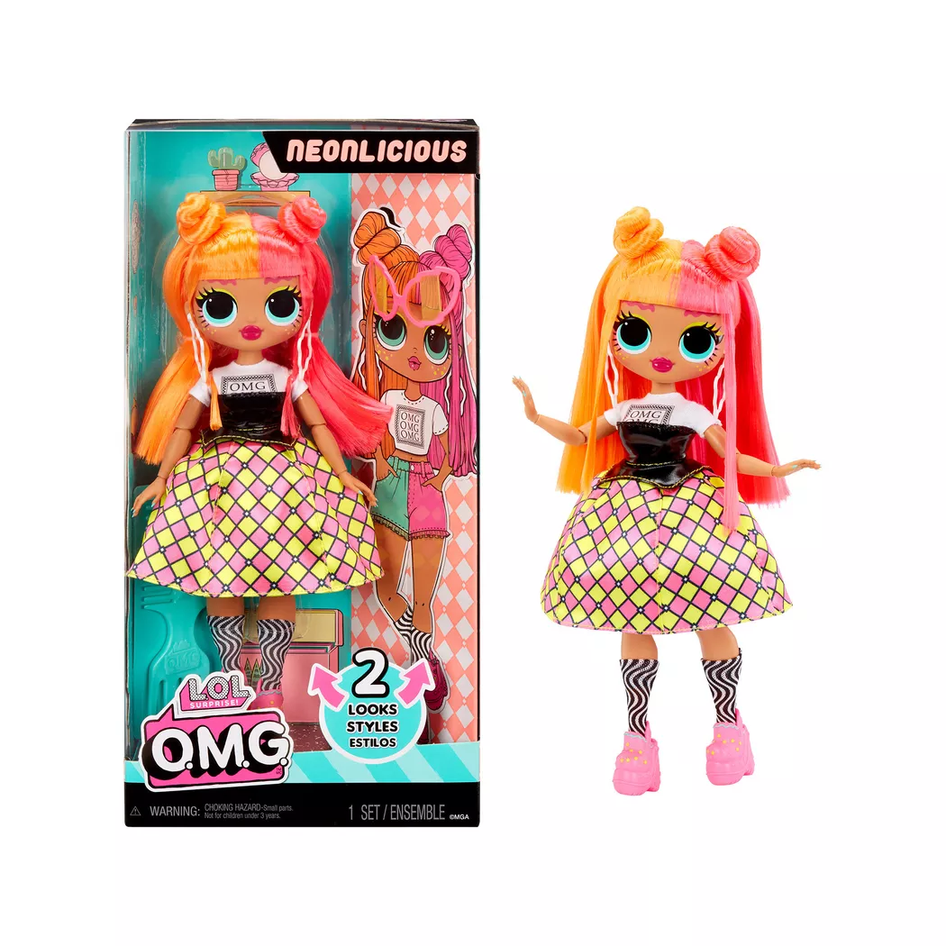 MGA - L.O.L. Surprise OMG Puppe - Neonlicious, Multicolor