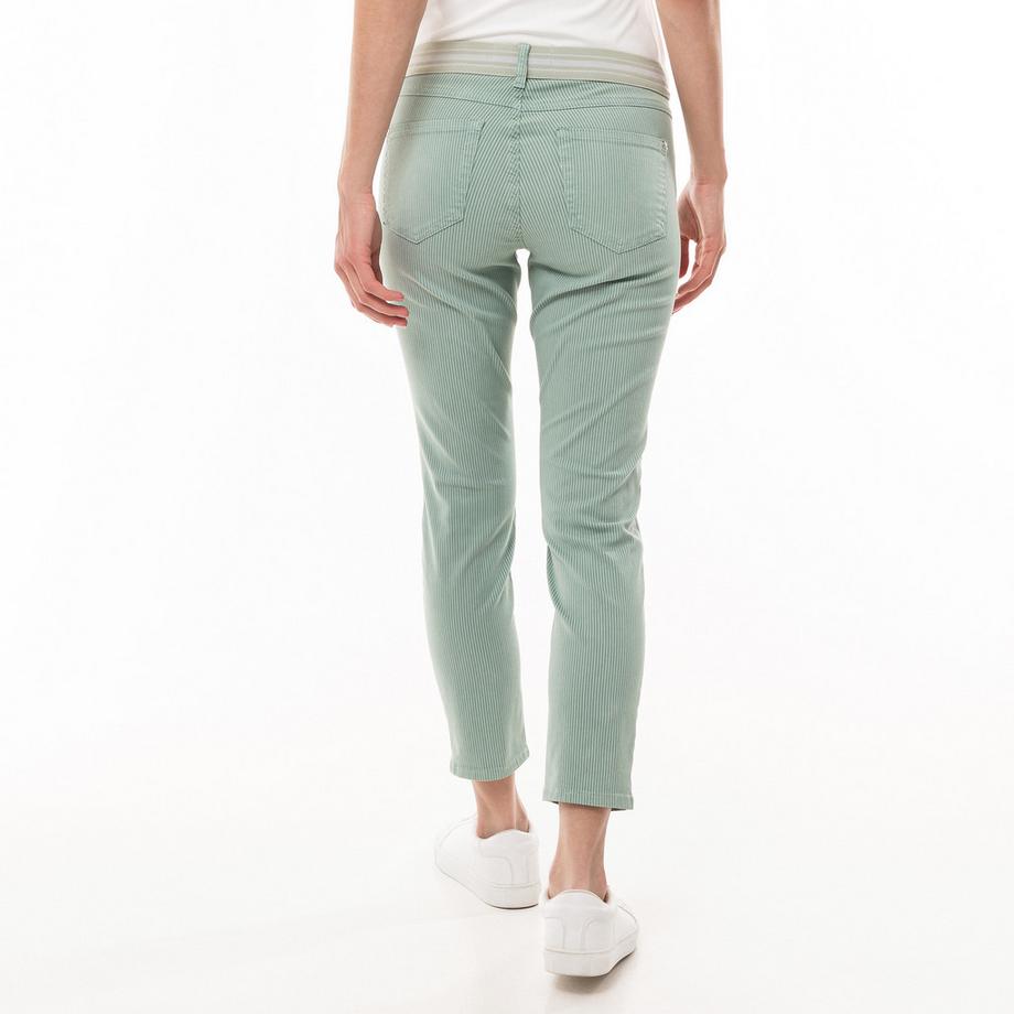 ANGELS Ornella Sporty Gestreifte Slim Fit Jeans  