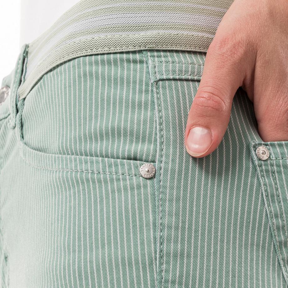 ANGELS Ornella Sporty Gestreifte Slim Fit Jeans  