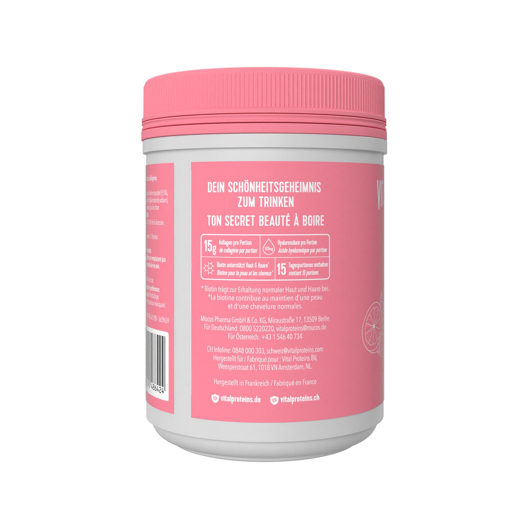 Vital Proteins Beauty Collagen Erdbeere und Zitrone 