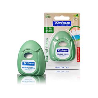 Trisa  Filo interdentale Natural Clean, menta, 40m 