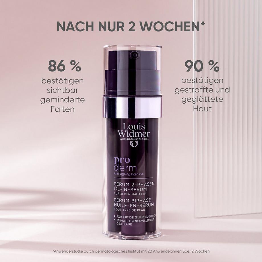 Louis Widmer  proderm Serum 2-Phasen Öl-in-Serum ohne Parfum 