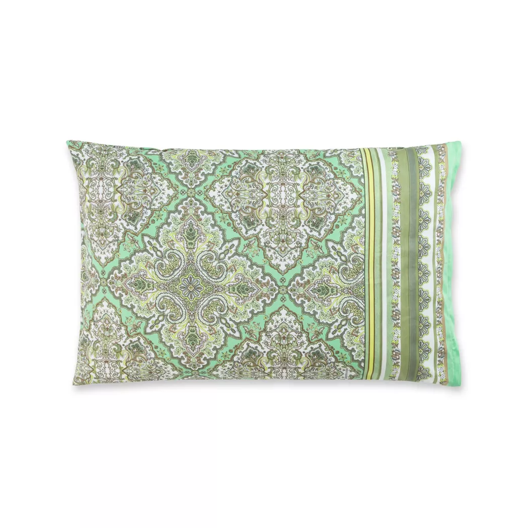 Bassetti Marechiaro Paisley Pillow Cover Green 65x100cm
