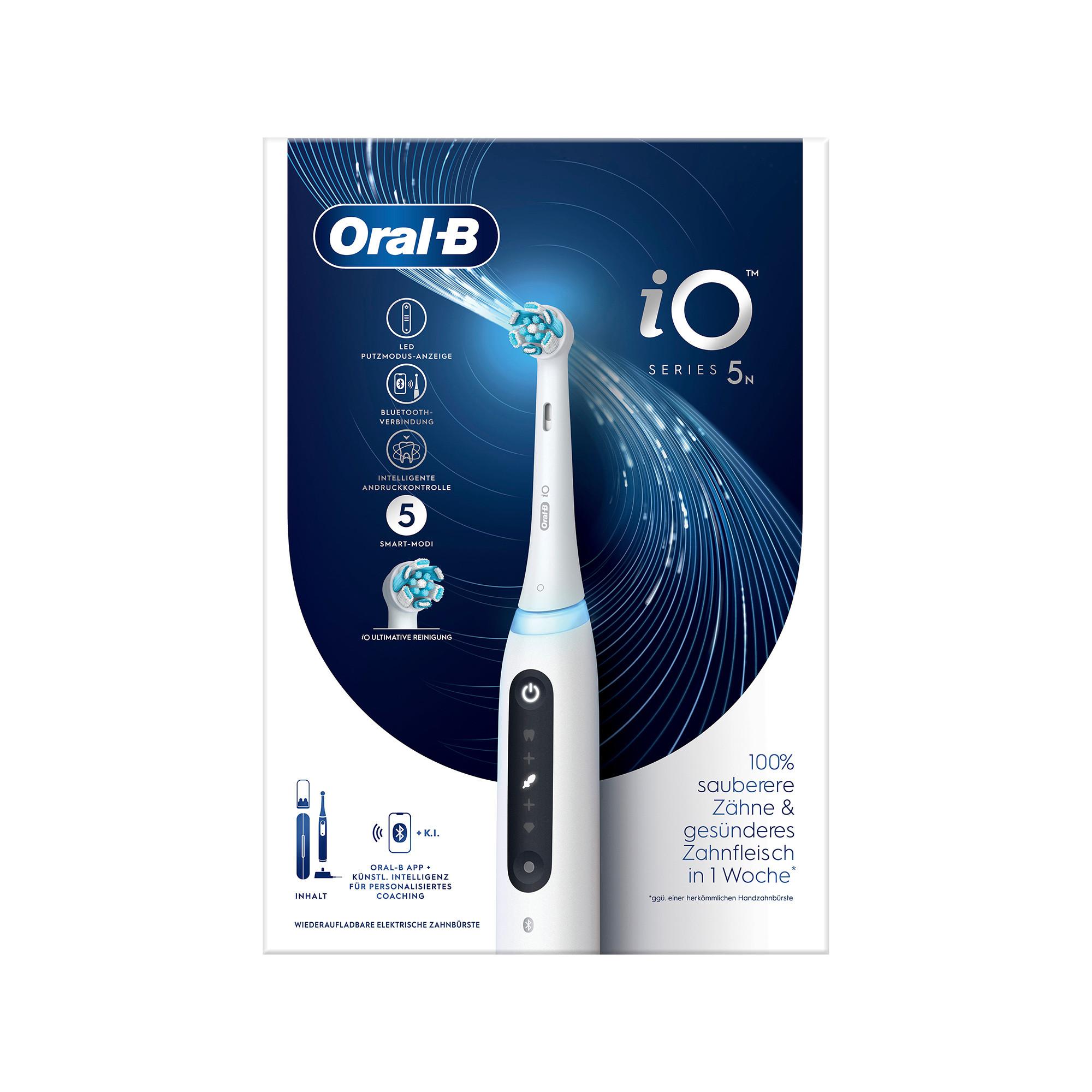 Oral-B Elektrische Oral-B Zahnbürste iO Series 5N, Weiss 
