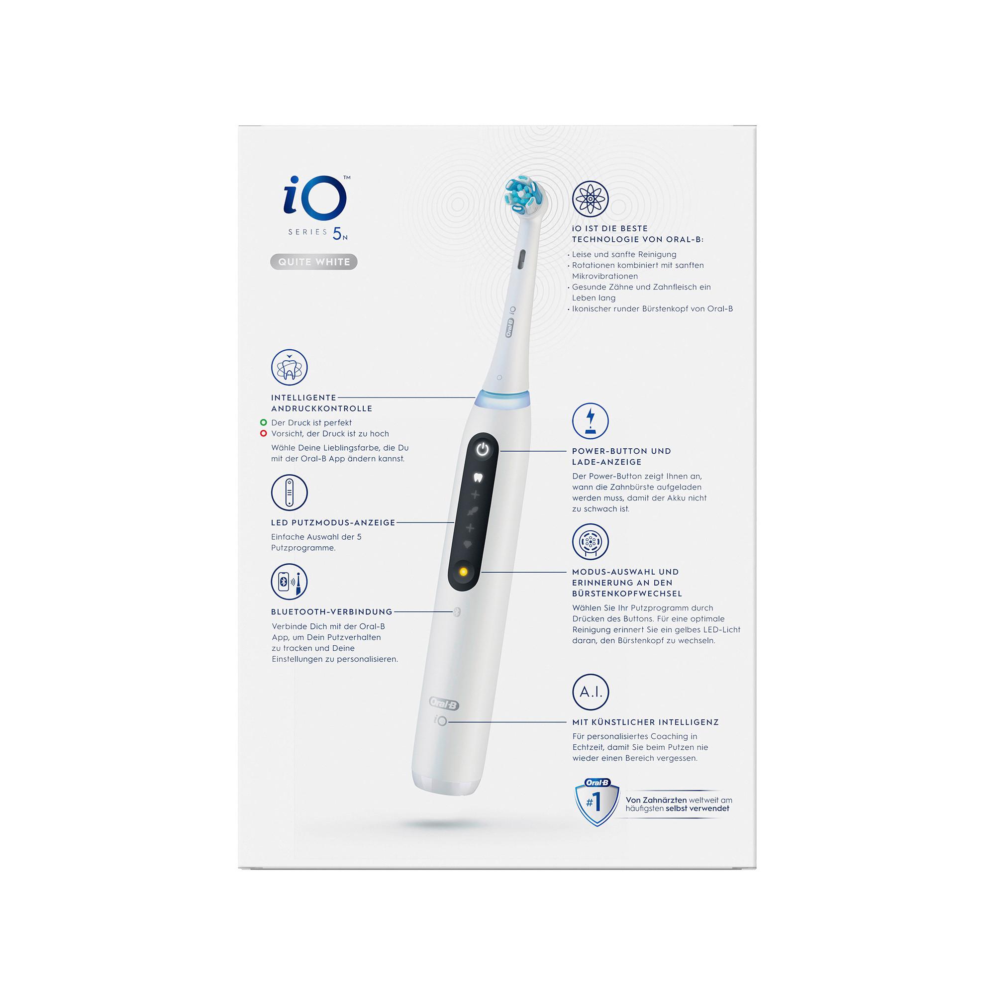 Oral-B Elektrische Oral-B Zahnbürste iO Series 5N, Weiss 