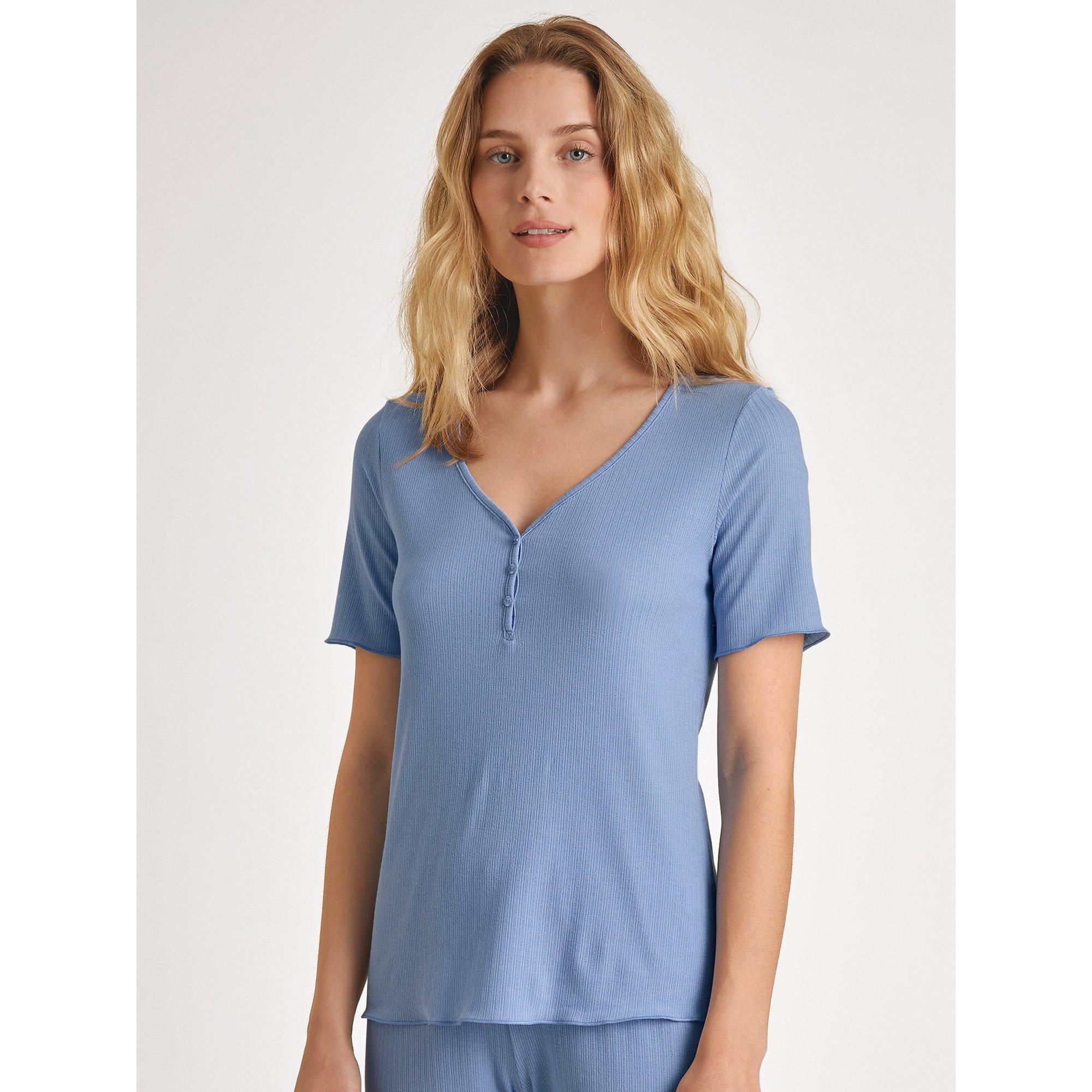 Image of T-shirt Damen Blau L