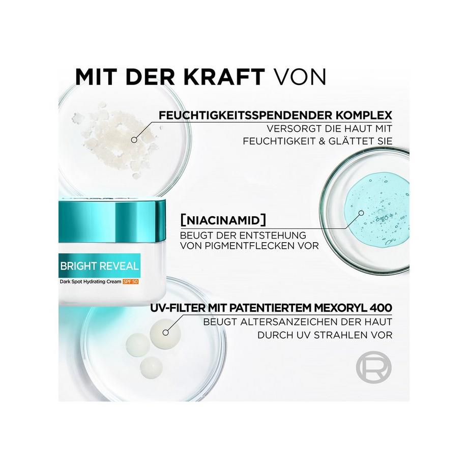 L'Oréal Paris  Bright Reveal Dark Spot Feuchtigkeitspflege LSF50 