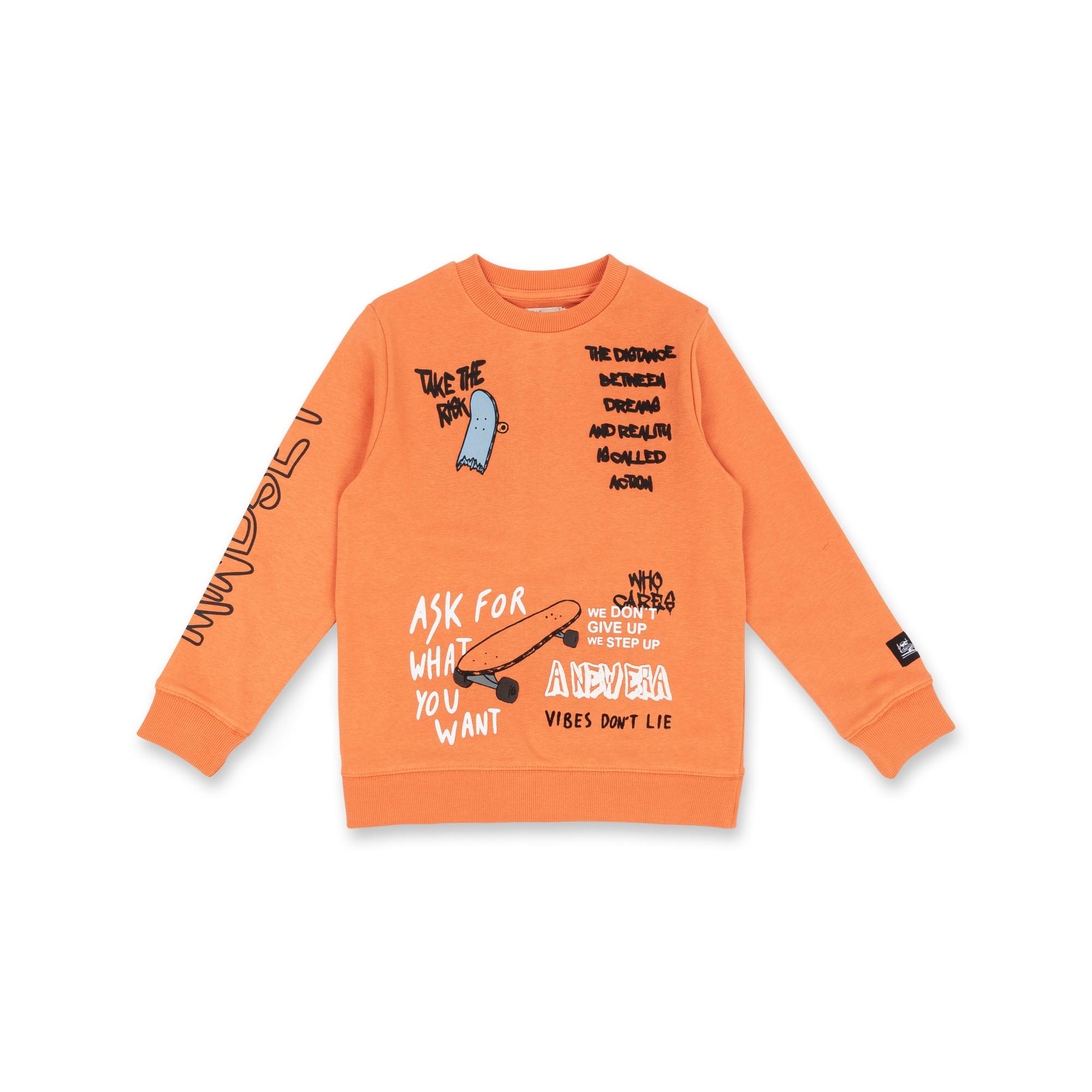 Image of Sweatshirt Jungen Orange 146-152