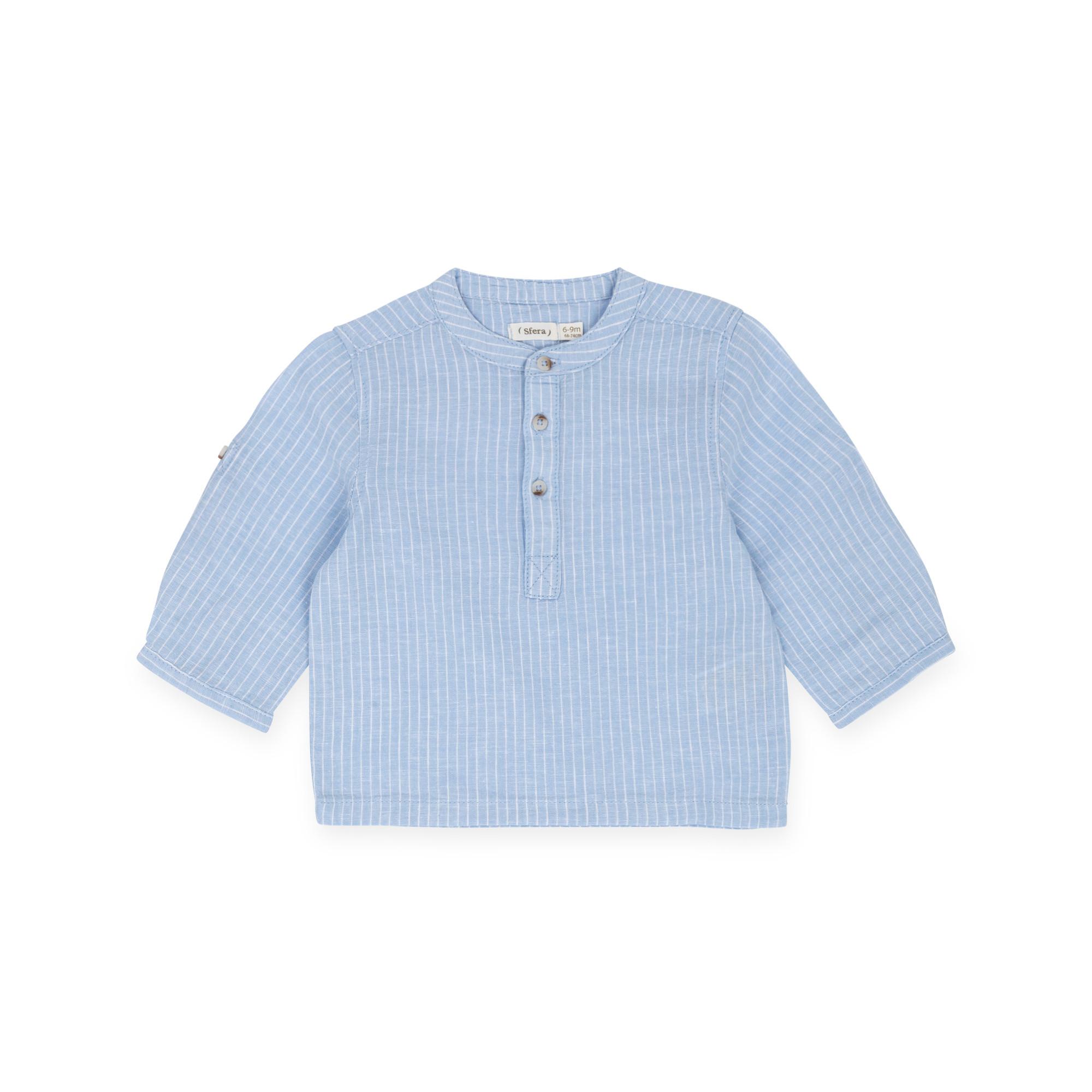 Image of T-shirt, Kurzarm Unisex Blau 74-80