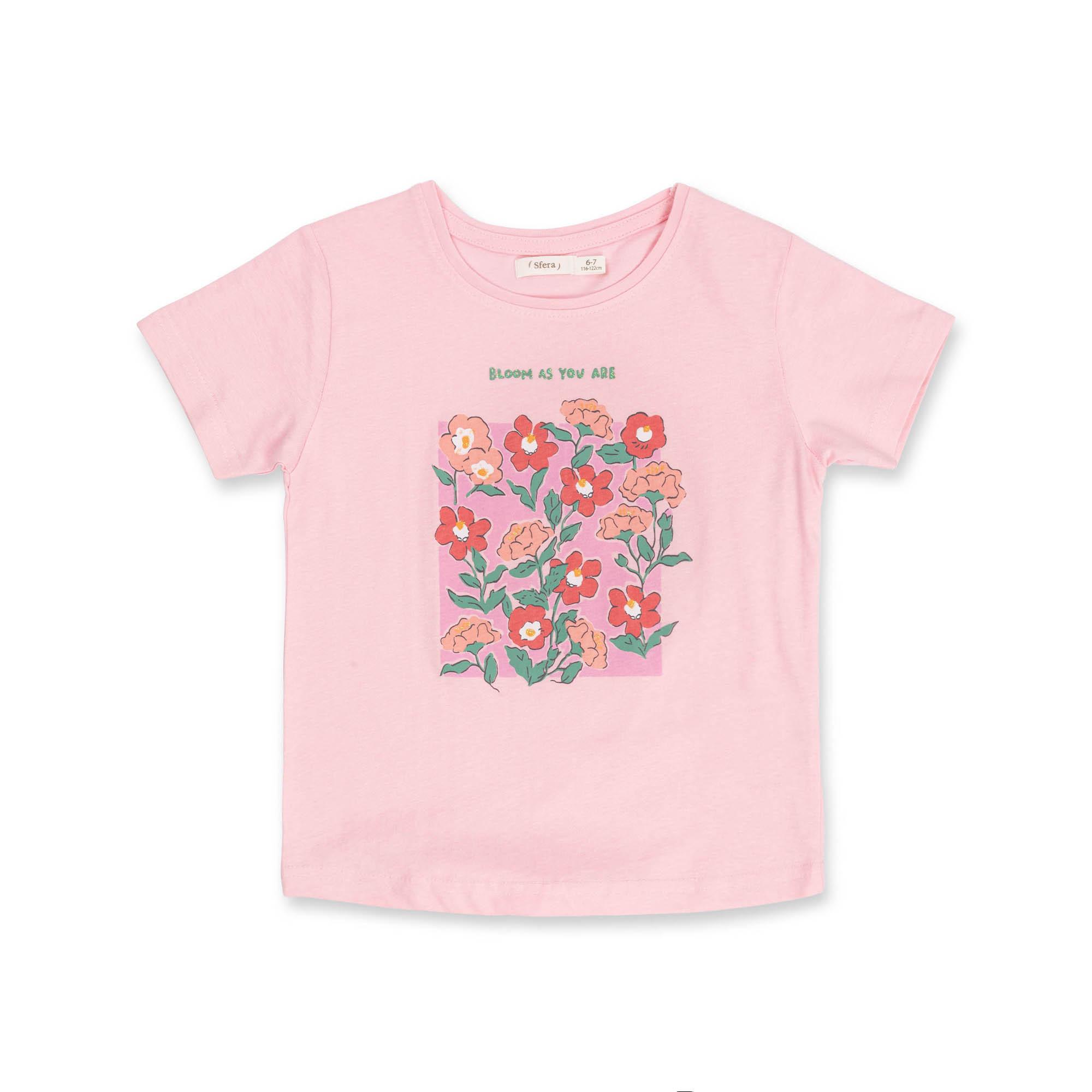 Image of T-shirt, Langarm Unisex Hellgrün 74-80