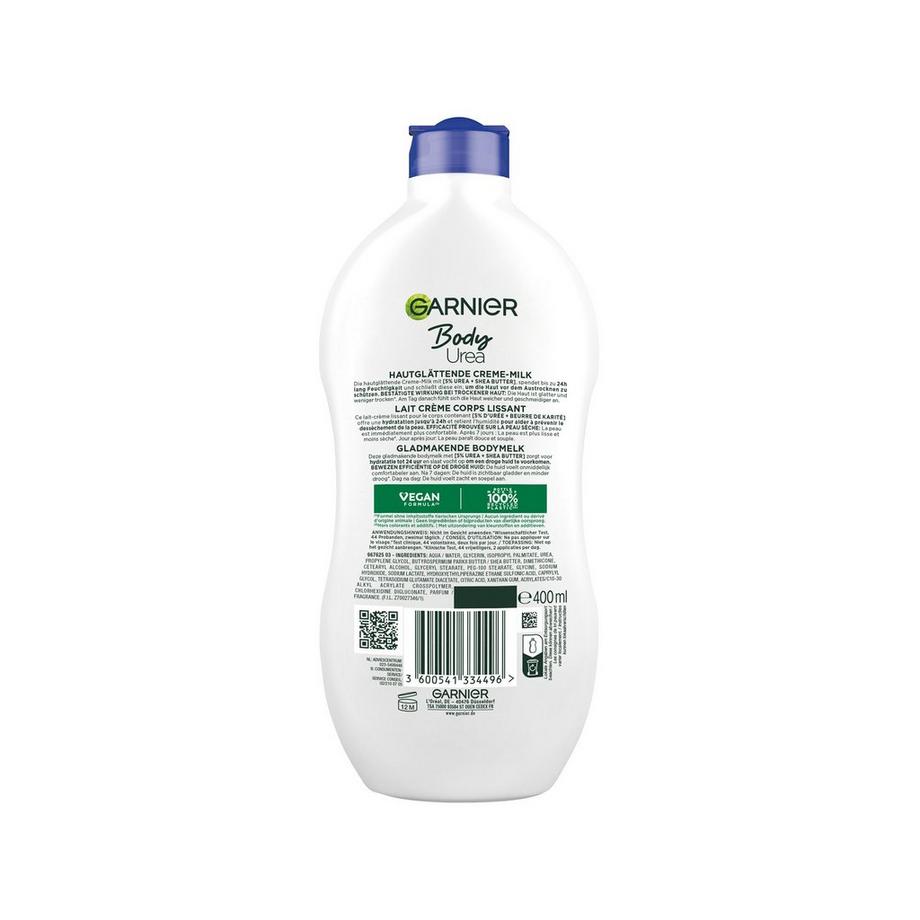 GARNIER  Body Urea 24H Hautglättende Creme-Milk 