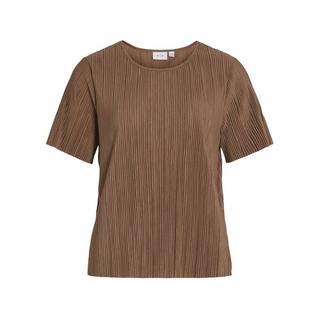 VILA T-Shirt Manches Courtes Coupe Droite  