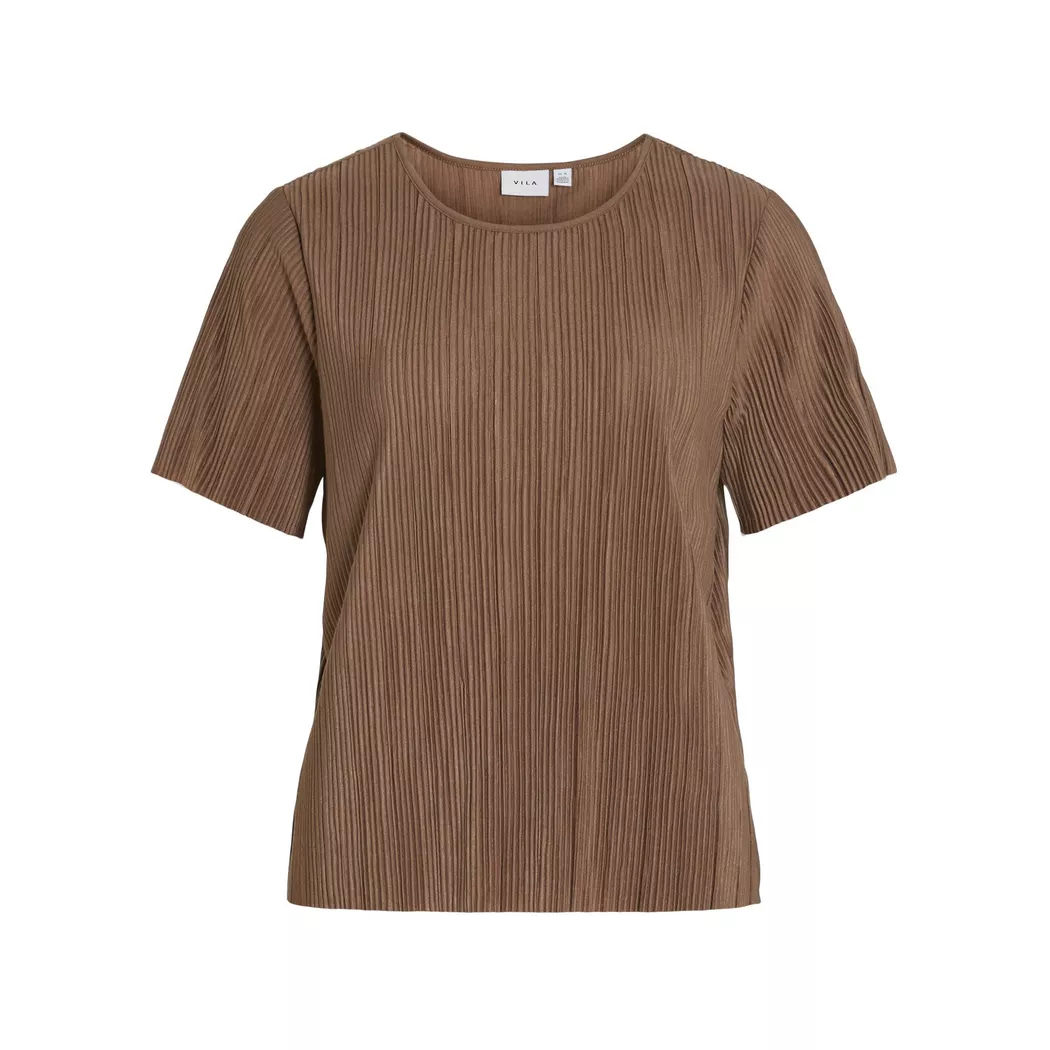 VILA - T-Shirt, für Damen, Hellbraun, Größe XS