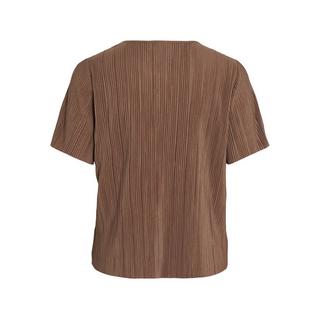 VILA T-Shirt Manches Courtes Coupe Droite  