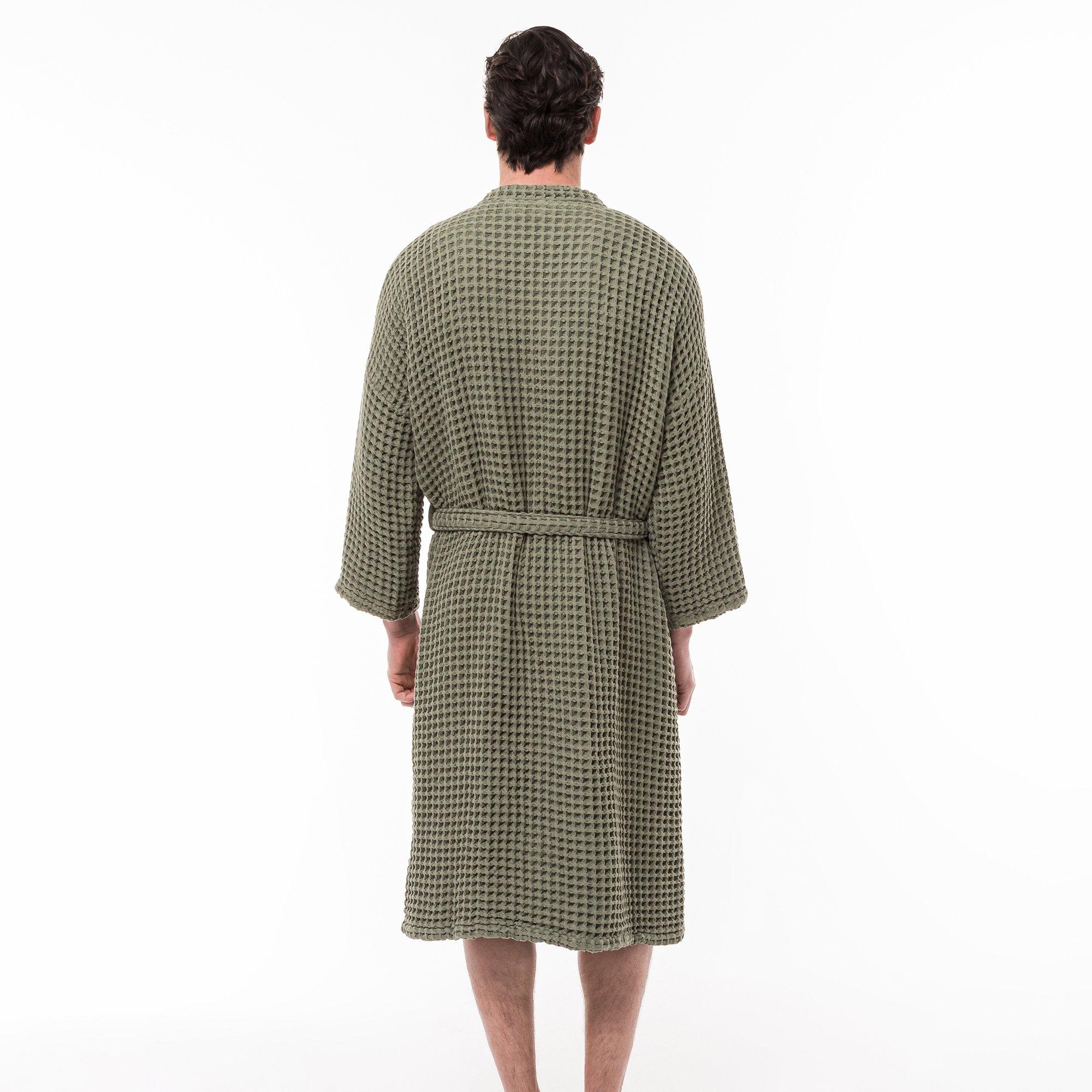 Manor Mykonos Waffle Unisex Bademantel  