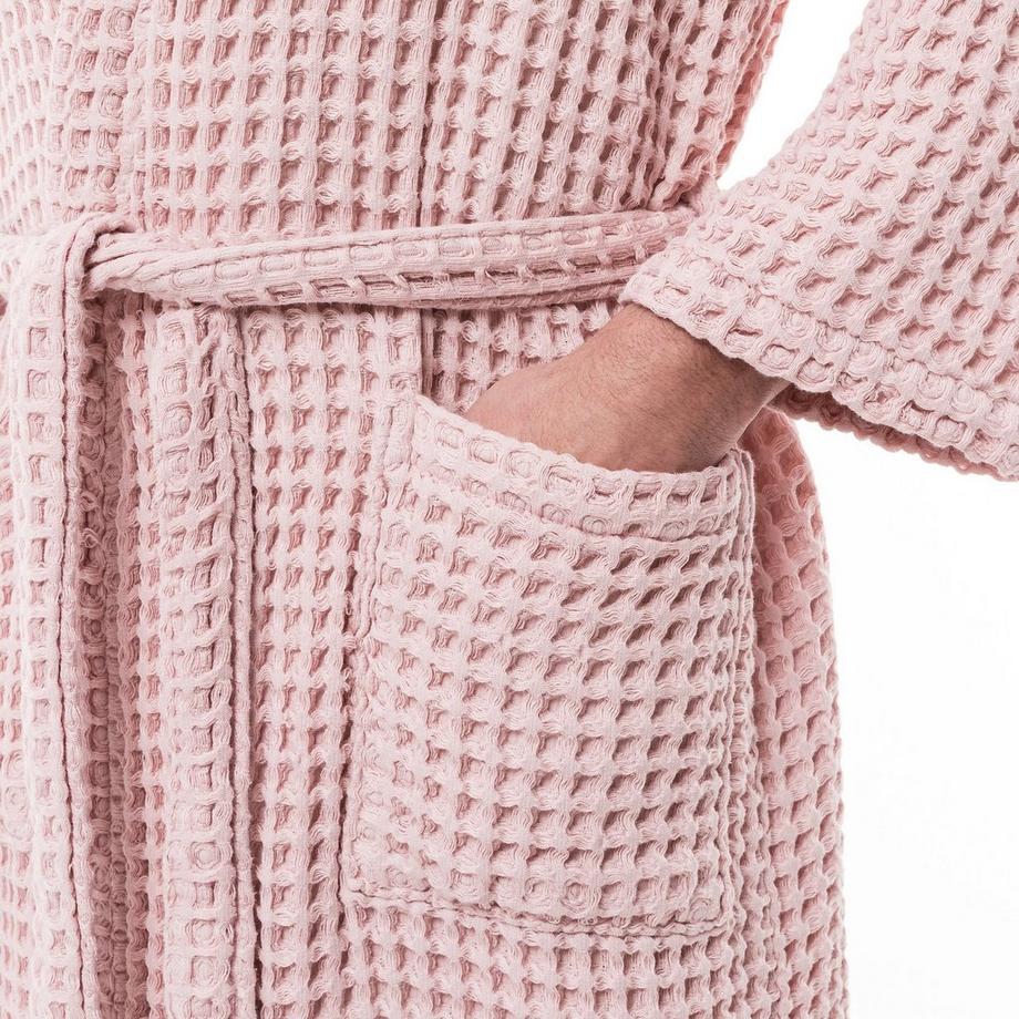 Manor Mykonos Waffle Unisex Bademantel  