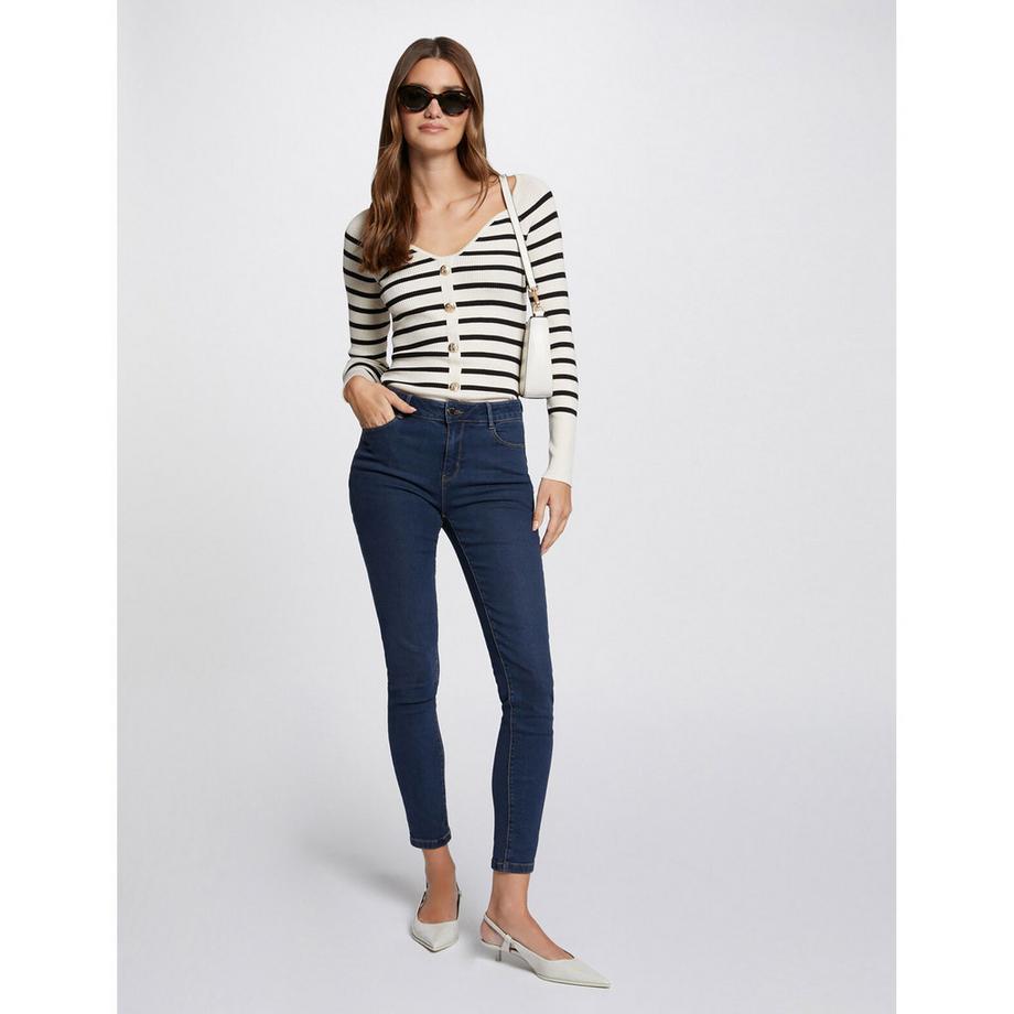 MORGAN Jean Slim Fit Taille Haute  