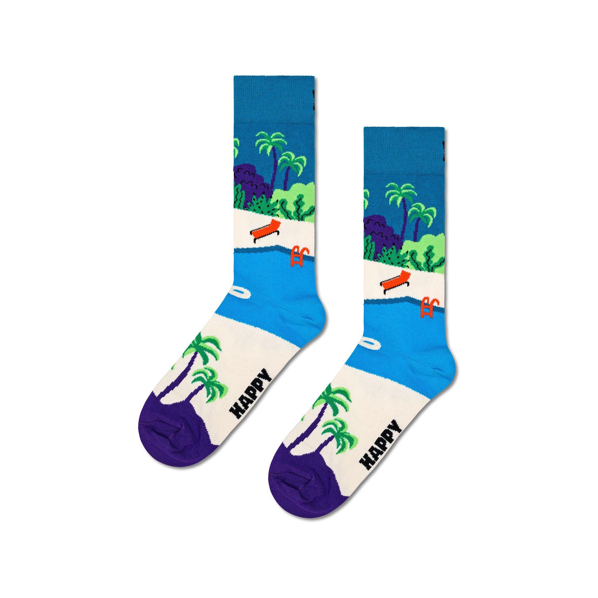 Image of Wadenlange Socken Herren Hellblau 41/46