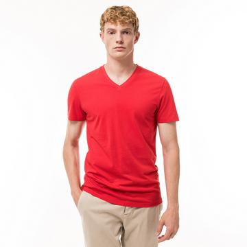 T-Shirt, V-Neck, kurzarm