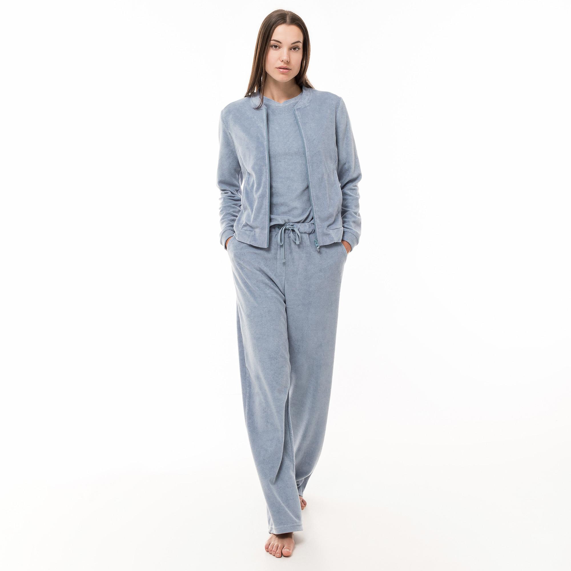 Image of Jacke, Full Zip Damen Grau-Blau L